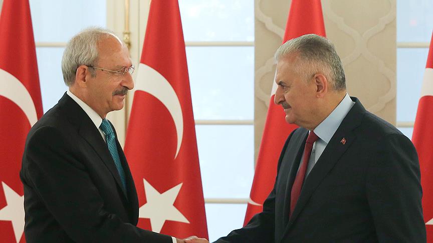 Başbakan Yıldırım dan Kılıçdaroğlu na tebrik!